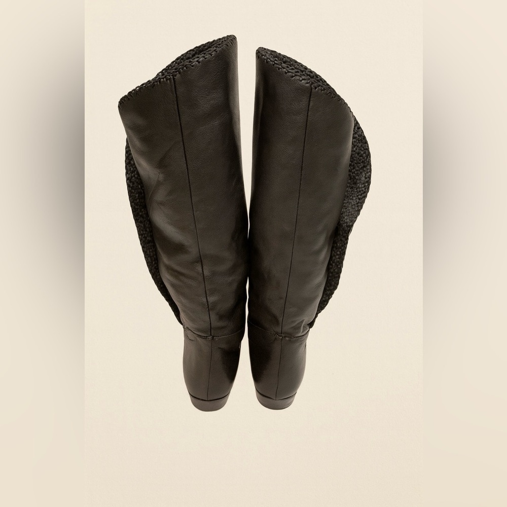 B Makowsky Naomi Black Leather Boot Womens Size 6.5 M US - Picture 5 of 5